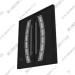 Steel Entry Door System Prehung Stainless Modern - 3D SketchUp Steel Entry Door System Prehung Stainless Modern 3D SketchUp