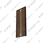 Steel Exterior Door Prehung with Stainless Inserts- 3D SketchUp Steel Exterior Door Prehung with Stainless Inserts 3D SketchUp