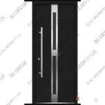 Steel Front Door Prehung with Stainless Inserts