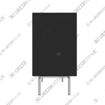 Ultra Modern Horizontal Double Dresser Solid Wood Chest - 3D SketchUp Ultra Modern Horizontal Double Dresser Solid Wood Chest 3D SketchUp