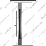 White Steel Entry Door Nova Inox S2 Prehung White Steel Entry Door Nova Inox S2 Prehung