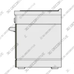 36 Freestanding Natural Gas Range Olive Green - 3D Models 36 Freestanding Natural Gas Range Olive Green 3D Models