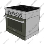 36 Freestanding Natural Gas Range Olive Green - Shop Now 36 Freestanding Natural Gas Range Olive Green Shop Now
