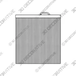 Albany Single Bathroom Vanity with Stone Top - 3D Models Albany Single Bathroom Vanity with Stone Top 3D Models