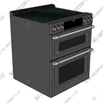 Cafe 30 Smart Slide In Electric Range Induction Cooktop 3D Decorative