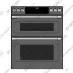 Cafe 30 Smart Slide In Electric Range Induction Cooktop 3D Models