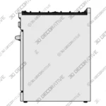 Cosmo 36 Commercial Style Gas Range with Convection Oven 3D Models