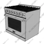 Cosmo 36 Commercial Style Gas Range with Convection Oven Shop Now