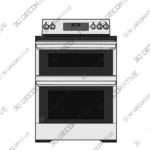 GE Profile 6.6 cu ft Smart Freestanding Electric Range - 3D Models GE Profile 6.6 cu ft Smart Freestanding Electric Range 3D Models