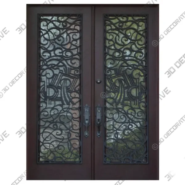 Nova Royal Baroque Elegance Iron Door Style 017