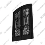 Nova Royal Gothic Revival Iron Door Style 025 3D SketchUp