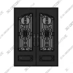 Nova Royal Scandinavian Modern Iron Door Style 023 3D Decorative