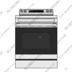 Samsung 6.3 cu ft Smart Freestanding Electric Range - 3D Models Samsung 6.3 cu ft Smart Freestanding Electric Range 3D Models