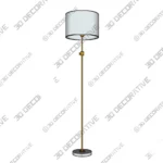 Adjustable Floor Lamp 65 Inch Tall Lighting Fixture 3D Decorative