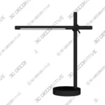 LED Table Lamp Wireless Charging Black Modern Lighting - 3D Models LED Table Lamp Wireless Charging Black Modern Lighting 3D Models