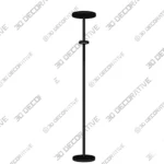LED Torchiere Floor Lamp Dimmable Reading Light Remote Control Shop Now