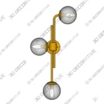 Mercer41 3 Light Dimmable Modern Linear Vanity Light - 3D Models Mercer41 3 Light Dimmable Modern Linear Vanity Light 3D Models