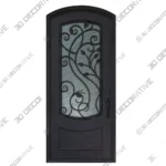 Nova Royal Art Deco Fan Iron Door Style 031