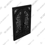 Nova Royal Art Deco Scrollwork Iron Door Style 046 - 3D Models Nova Royal Art Deco Scrollwork Iron Door Style 046 3D Models