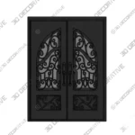 Nova Royal Linear Precision Iron Door Style 030 - 3D Decorative Nova Royal Linear Precision Iron Door Style 030 3D Decorative