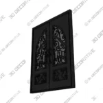 Nova Royal Linear Precision Iron Door Style 030 - 3D SketchUp Nova Royal Linear Precision Iron Door Style 030 3D SketchUp