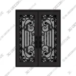 Nova Royal Organic Vine Iron Door Style 037 - 3D Decorative Nova Royal Organic Vine Iron Door Style 037 3D Decorative