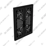 Nova Royal Organic Vine Iron Door Style 037 - 3D Models Nova Royal Organic Vine Iron Door Style 037 3D Models