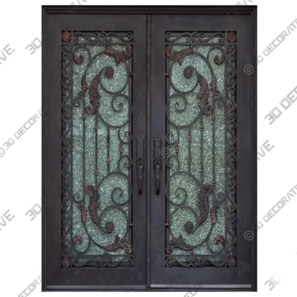 Nova Royal Organic Vine Iron Door Style 037