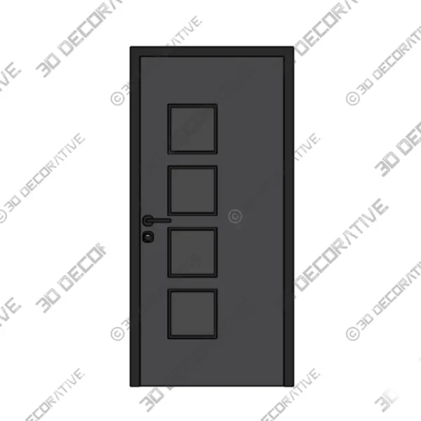 Cynex 6106 Aluminum Threshold Contemporary Design 3D Decorative