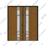 Deux 1713 Double Access System with Stainless Accents 3D Decorative