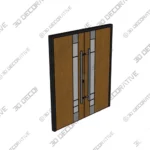 Deux 1713 Double Access System with Stainless Accents 3D Models 1