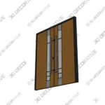 Deux 1713 Double Access System with Stainless Accents 3D SketchUp