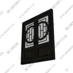 Nova Royal Modernist Wrought Iron Door Style 050 - 3D Models Nova Royal Modernist Wrought Iron Door Style 050 3D Models