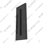 Ronex 0130 Urban Entryway with Matte Finish - 3D SketchUp Ronex 0130 Urban Entryway with Matte Finish 3D SketchUp