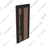 Ronex 1033 Teak Modern Portal 96 Inch Contemporary Entry - 3D Models Ronex 1033 Teak Modern Portal 96 Inch Contemporary Entry 3D Models