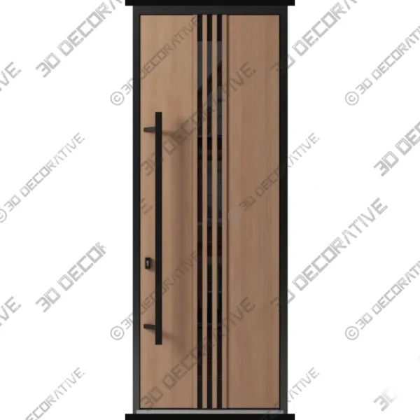 Ronex 1055 Teak Entry Portal Modern Design