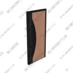Ronex 1077 Teak Vista Entry 96 Inch Modern Passage - 3D Decorative Ronex 1077 Teak Vista Entry 96 Inch Modern Passage 3D Decorative