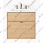 Ashbury Floating Vanity 24 White Oak Wall Mount Vanity Ashbury Floating Vanity 24 White Oak Wall Mount Vanity
