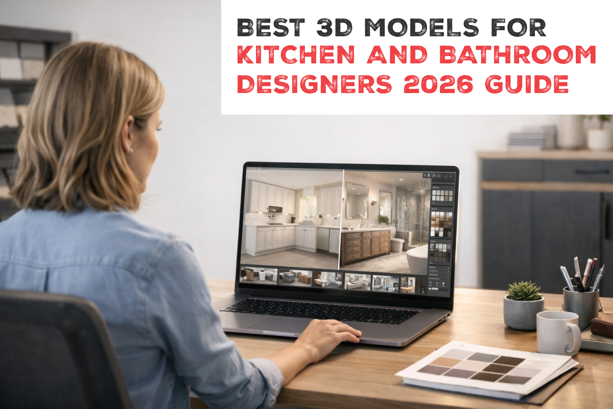 Best 3D Models for Kitchen and Bathroom Designers