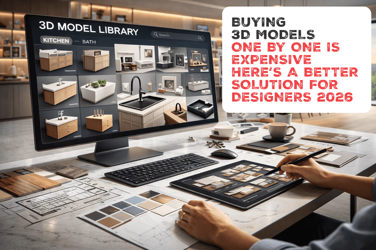 Buying 3D Models Individually Is Expensive – Better Solution for Designers