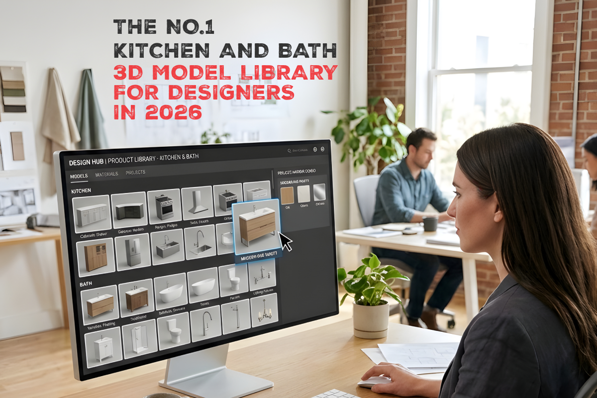 The No.1 Kitchen and Bath 3D Model Library for Designers in 2026